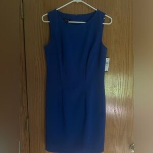 royal blue fitted dress